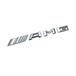 Označení / Nápis / Znak / Logo / AMG do interiéru- stříbrný (chromový)