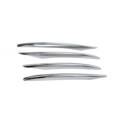 Chromové kryty na plastové lišty v nárazníku Mercedes-Benz (W213 / C238)