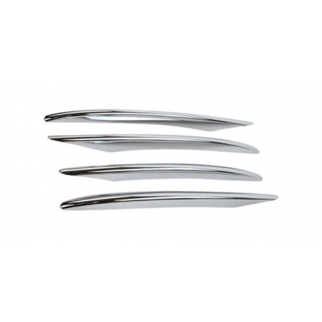 Chromové kryty na plastové lišty v nárazníku Mercedes-Benz (W213 / C238)