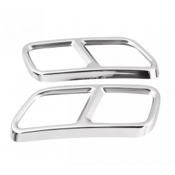 Chromové koncovky / Mřížky koncovek výfuků AMG Mercedes Benz (X166 / W251 / W222 / C217)