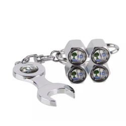 Kovové čepičky na ventilky AMG Mercedes Benz + utahovací klíč - barevné