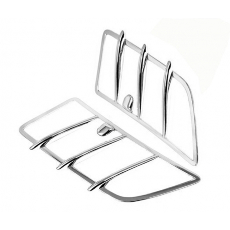 Chromové kryty / Mřížky na průduchy kapoty Mercedes Benz (W164)