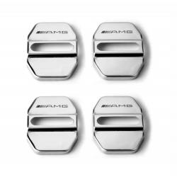Ochrana / Kryty na vnitřní zámky dveří AMG - stříbrné (chromové)