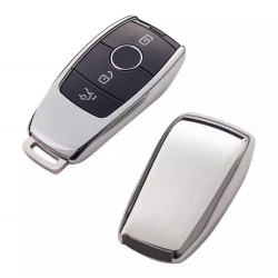 Silikonový obal / Silikonový kryt pro klíč Mercedes Benz (stříbrný)