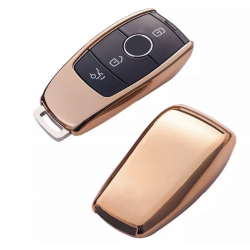 Silikonový obal / Silikonový kryt pro klíč Mercedes Benz (zlatý)