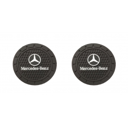 Podložky / Podtácky pod nápoje (protiskluzové) Mercedes-Benz (černé)
