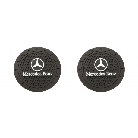 Podložky / Podtácky pod nápoje (protiskluzové) Mercedes-Benz (černé)