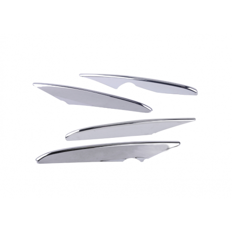 Chromové kryty na plastové lišty v nárazníku Mercedes-Benz (X253 / C253)