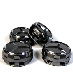 Středové pokličky do kol / Středové kryty do kol Mercedes-Benz - šedé (75mm)