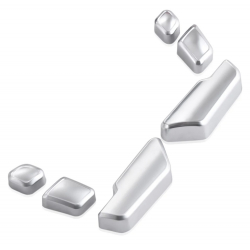 Sportovní chromové tlačítka polohování sedačky Mercedes Benz (W176 / W204 / C117 / W218 / W212 / W166 / X166 / C292 / X204)