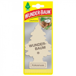 Osvěžovač vzduchu WUNDER-BAUM - KOKOS / KOKOSNUSS (stromeček)