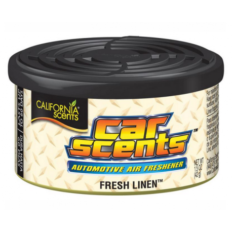 Osvěžovač vzduchu California Scents - Car Scents ČERSTVĚ VYPRÁNO / FRESH LINEN