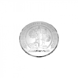 Znak / Logo na Touchpad ovládání AMG - stříbrný (chromový) (49mm)