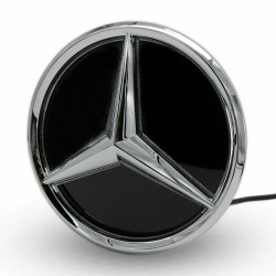 Svíticí znak do masky / Svíticí logo do masky Mercedes-Benz (207mm)
