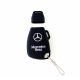 Silikonový obal / Silikonový kryt pro 3-tlačítkový (černý plastový) klíč Mercedes Benz (černý)