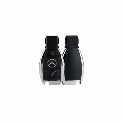 Náhradní obal klíče pro 2-tlačítkový klíč Mercedes-Benz (chromový) - 4. generace