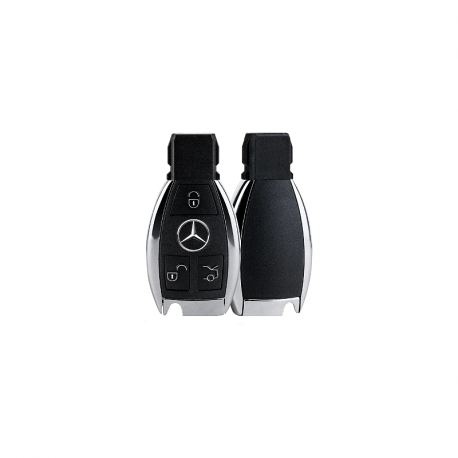 Náhradní obal klíče pro 3-tlačítkový klíč Mercedes-Benz (chromový) - 4. generace