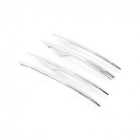 Chromové kryty na plastové lišty v nárazníku Mercedes-Benz (W213 / C238) - FACELIFT