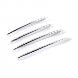 Chromové kryty na plastové lišty v nárazníku Mercedes-Benz (X253 / C253) - FACELIFT