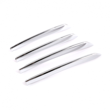 Chromové kryty na plastové lišty v nárazníku Mercedes-Benz (X253 / C253) - FACELIFT