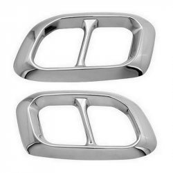 Chromové koncovky / Mřížky koncovek výfuků AMG Mercedes-Benz (X253 / C253 / W167 / C167 / X167)