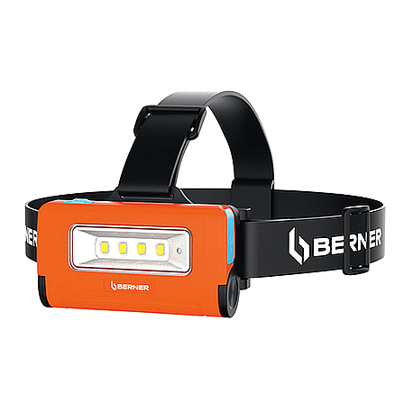 Berner AKU čelová svítilna 2v1