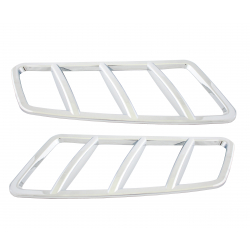 Chromové kryty / Mřížky na průduchy kapoty Mercedes Benz (X166 / W166 / C292)