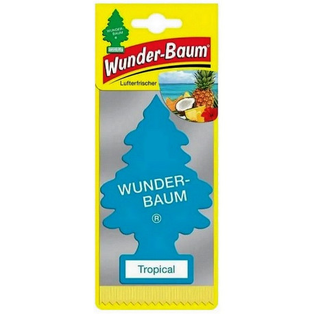 Osvěžovač vzduchu WUNDER-BAUM - TROPICKÝ / TROPICAL (stromeček)