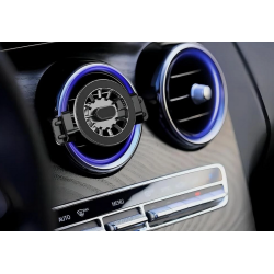 Magnetický kovový držák do ventilace klimatizace s podporou MagSafe - černý