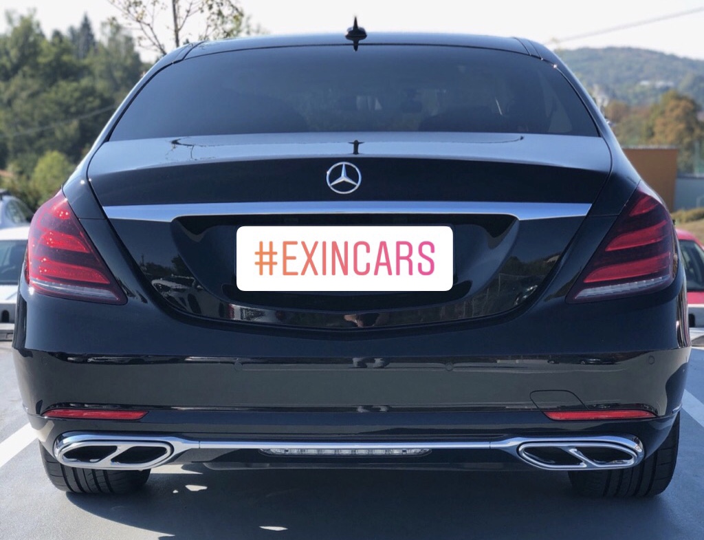 W222 koncovky výfuků