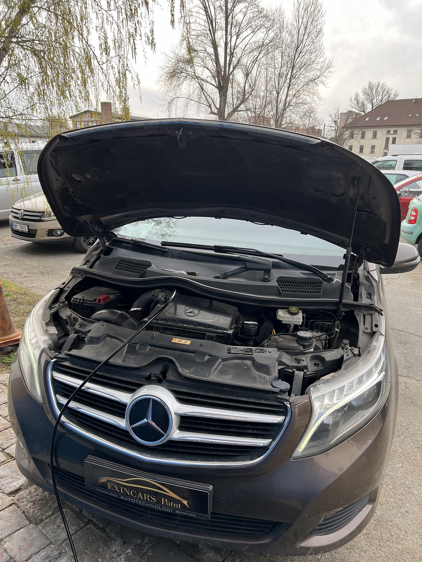 Dekarbonizace motoru - Mercedes-Benz V-Class