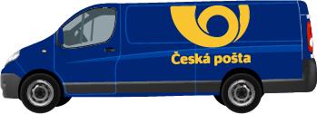 Česká pošta dodávka